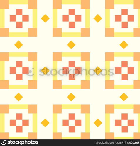 Flat design geometric pattern