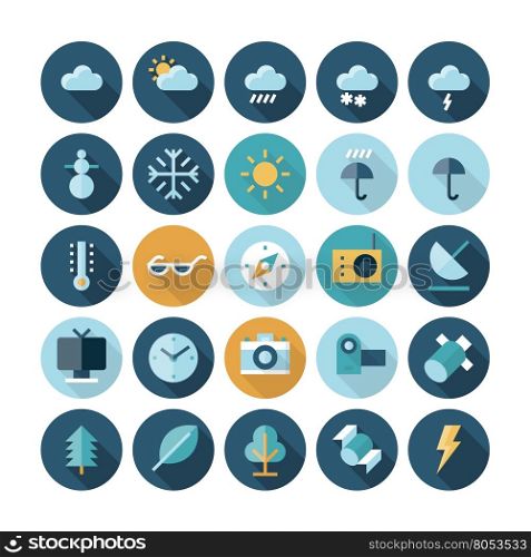 Flat design icons for user interface., website, site, program Vector eps10 with transparency.