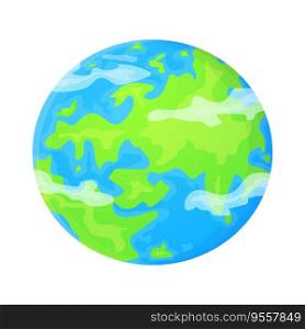 Flat Earth template in cartoon style. World environment concept. Cute vector illustration isolated on white background. Flat Earth template in cartoon style. World environment concept. Cute vector illustration isolated on white background.