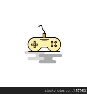 Flat Game controller Icon. Vector