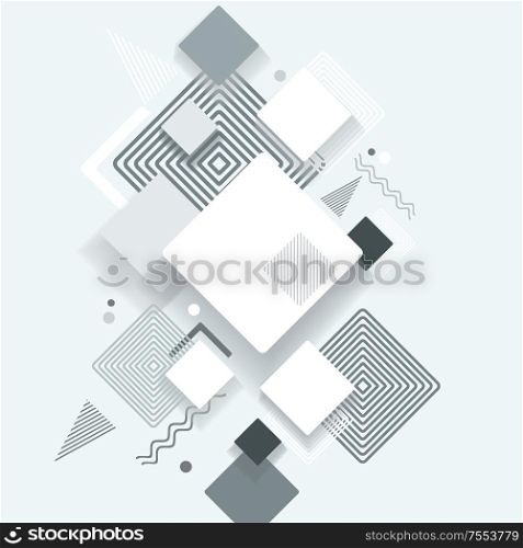 Flat geometric pattern, can be used for brochures, banners, placards, posters, flyers.