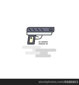 Flat Gun Icon. Vector