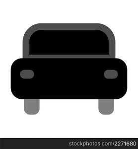 Flat icon with cartoon car silhouette for web design. Car front line icon. Design element. Vector illustration. stock image. EPS 10.. Flat icon with cartoon car silhouette for web design. Car front line icon. Design element. Vector illustration. stock image. 