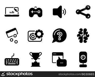 Flat illustration on a theme online competitions, ratings and entertainment. Simple vector icon on a theme online competitions, ratings and entertainment