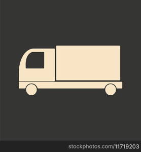 Flat in black and white mobile application van Vector Image