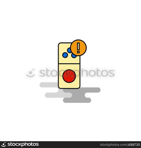 Flat Internet error Icon. Vector