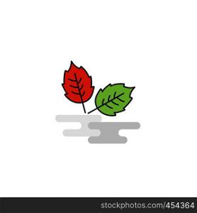 Flat Leafs Icon. Vector