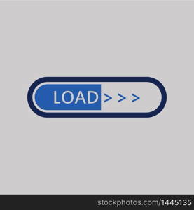 Flat loading bar website template buffering waiting indicator icons
