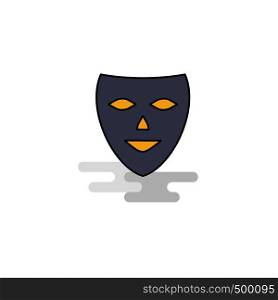 Flat Mask Icon. Vector
