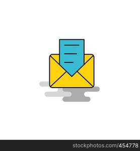 Flat Message Icon. Vector