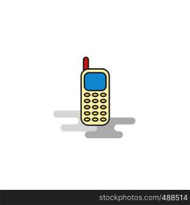 Flat Mobile phone Icon. Vector