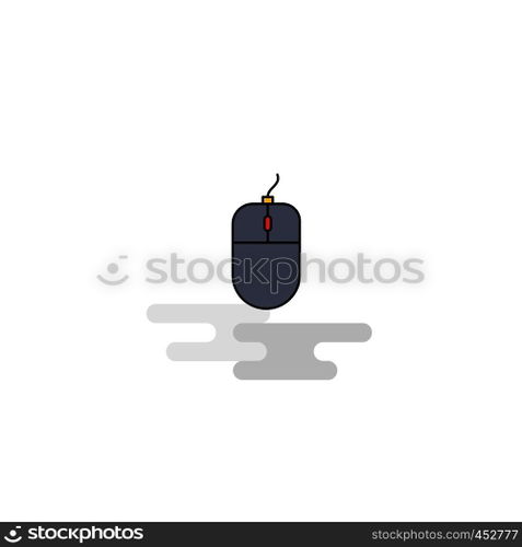 Flat Mouse Icon. Vector