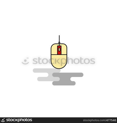 Flat Mouse Icon. Vector