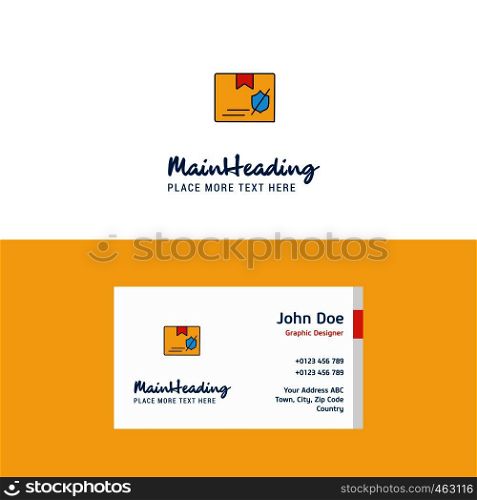 Flat Police id Logo and Visiting Card Template. Busienss Concept Logo Design