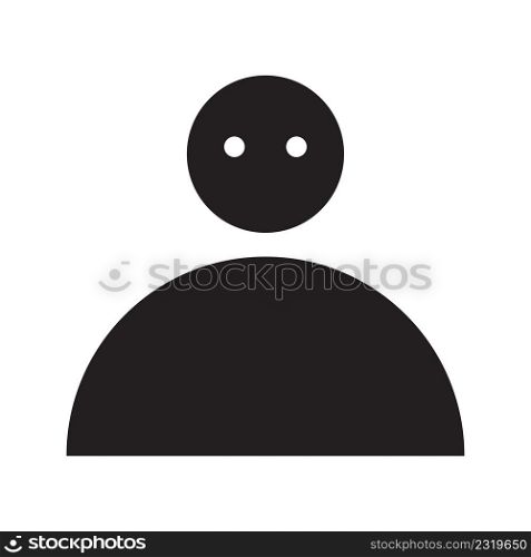 Flat portrait of black man icon. Face symbol. Abstract icon. Vector illustration. stock image. EPS 10.. Flat portrait of black man icon. Face symbol. Abstract icon. Vector illustration. stock image.