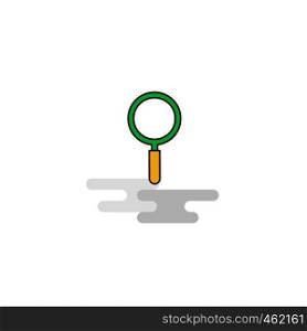 Flat Search Icon. Vector