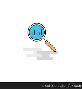 Flat Search Icon. Vector