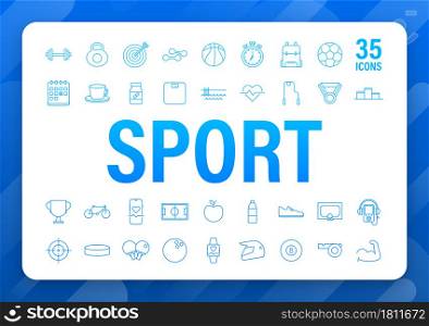Flat sport icon for web design. Soccer ball. Web icon set. Fitness sport. Vector stock illustration. Flat sport icon for web design. Soccer ball. Web icon set. Fitness sport. Vector stock illustration.