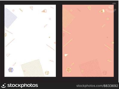 Flat style Abstract Geometric Design Template for Banner, Ad, Placard and Billboard.Vector Illustration EPS10. Flat style Abstract Geometric Design Template for Banner, Ad, Placard and Billboard.Vector Illustration