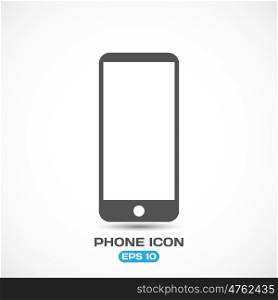 Flat Style Modern Phone Icon Vector Illustration EPS 10. Flat Style Modern Phone Icon Vector Illustration