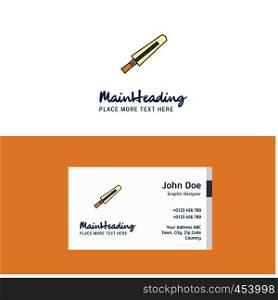 Flat Sword Logo and Visiting Card Template. Busienss Concept Logo Design