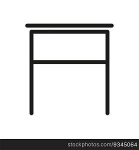Flat Table Icon. Vector illustration. stock image. EPS 10.. Flat Table Icon. Vector illustration. stock image.