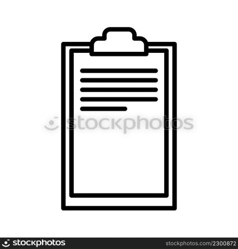 Flat tablet for writing for paper design. Clipboard, checklist, document symbol. Vector illustration. stock image. EPS 10.. Flat tablet for writing for paper design. Clipboard, checklist, document symbol. Vector illustration. stock image. 