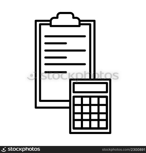 Flat tablet for writing for paper design. Clipboard, checklist, document symbol. Vector illustration. stock image. EPS 10.. Flat tablet for writing for paper design. Clipboard, checklist, document symbol. Vector illustration. stock image.