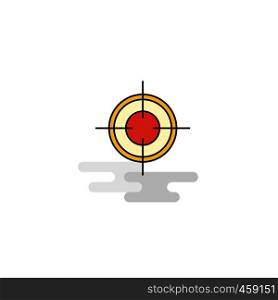 Flat Target Icon. Vector