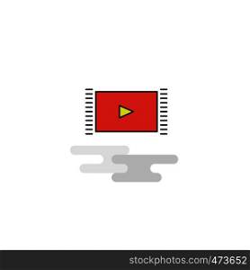 Flat Video Icon. Vector