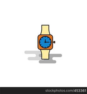 Flat Watch Icon. Vector