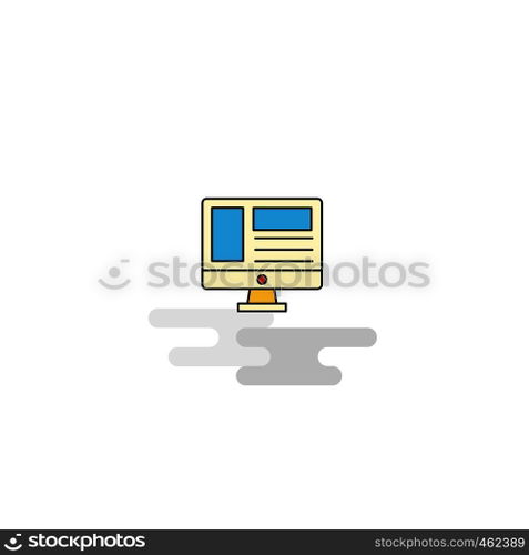 Flat Website Icon. Vector