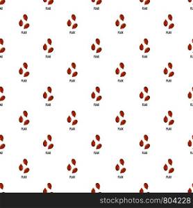 Flax pattern seamless vector repeat for any web design. Flax pattern seamless vector