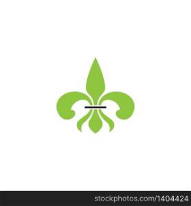 Fleur de lis icon, logo, symbol design template