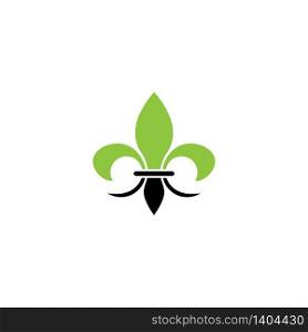 Fleur de lis icon, logo, symbol design template