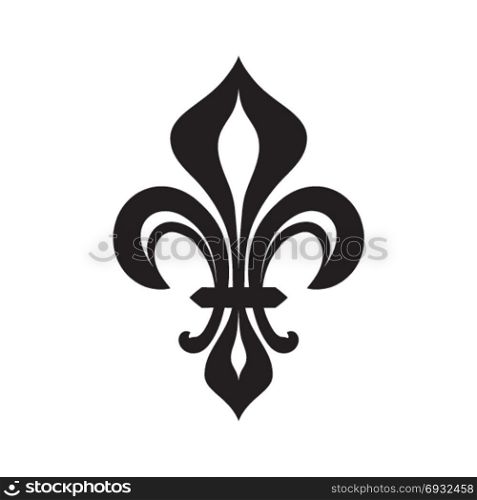 Fleur-de-lys (flower de luce), Royal heraldic Lily. The symbol of Royal power and the emblem of Reign.