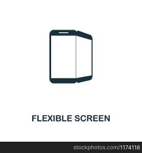 Flexible Screen icon. Premium style design from future technology icons collection. Pixel perfect flexible screen icon for web design, apps, software, printing usage.. Flexible Screen icon. Premium style design from future technology icons collection. Pixel perfect Flexible Screen icon for web design, apps, software, print usage