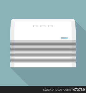 Floor air conditioner icon. Flat illustration of floor air conditioner vector icon for web design. Floor air conditioner icon, flat style