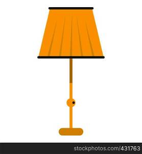 Floor lamp icon flat isolated on white background vector illustration. Floor lamp icon isolated