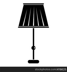 Floor lamp icon. Simple illustration of floor lamp vector icon for web. Floor lamp icon, simple style