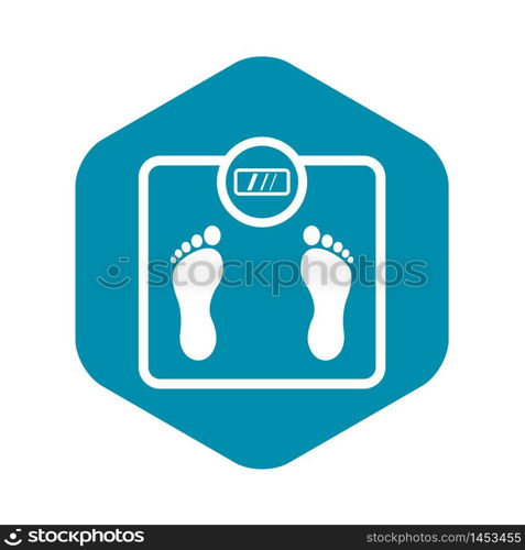 Floor scales icon. Simple illustration of floor scales vector icon for web. Floor scales icon, simple style