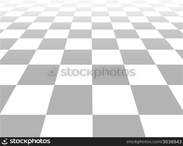 Floor with tiles, perspective grid vector background. Floor with tiles, perspective grid vector. Background template with squares white and gray color illustration