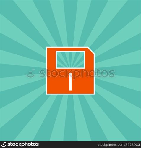 floppy disk icon theme vector art illustration. floppy disk icon