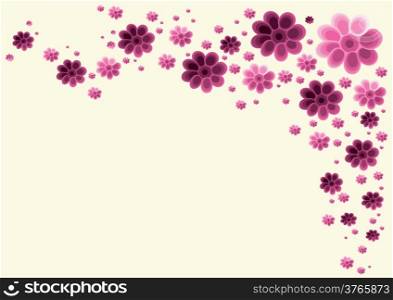 floral background design in purple shade&#xA;&#xA;