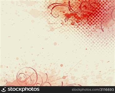 floral background, EPS 10, vector, floral style