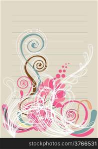 floral background in vibrant pink and white&#xA;&#xA;