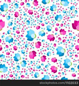 Floral background on white. For fabric, baby clothes, background, textile, wrapping paper and other decoration. Repeating editable vector pattern. EPS 10. Floral background on white. For fabric, baby clothes, background, textile, wrapping paper and other decoration. Vector seamless pattern EPS 10