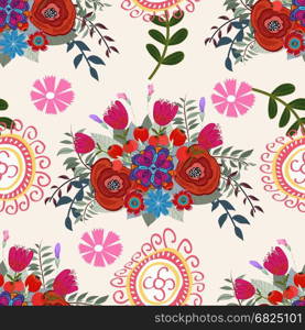 floral background pattern, flower, seamless