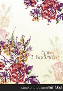Floral background Royalty Free Vector Image