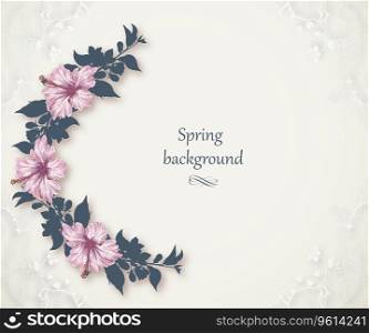 Floral background Royalty Free Vector Image
